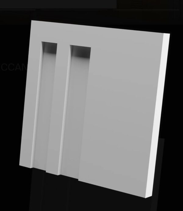 PANOU 3D MECCANODimensiuni- 300x300x25 mmGreutate- 3,8 kgGrosimea reliefului 25 mmMaterial- gips compozit de înaltă calitate Particularități- necesită vopsire (1) MECCANO