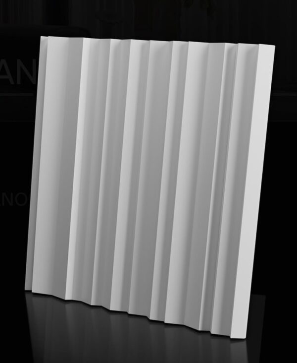PANOU 3D ZEBRANODimensiuni- 600x600x33 mmGreutate- 6,2 kgGrosimea reliefului 13-34 mmMaterial- gips compozit de înaltă calitate Particularități- necesită vopsire ZEBRANO