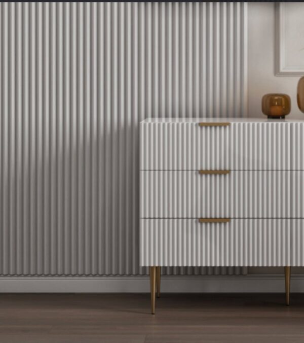 PANOU 3D ZIGZAGDimensiuni- 600x600x27 mmGreutate- 6,5 kgGrosimea reliefului 15-27 mmMaterial- gips compozit de înaltă calitate Particularități- necesită vopsire (3) ZIGZAG
